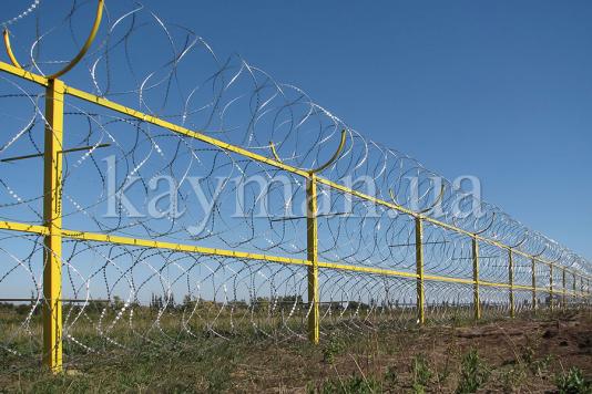 Огорожа зі спірального бар'єру безпеки Кайман